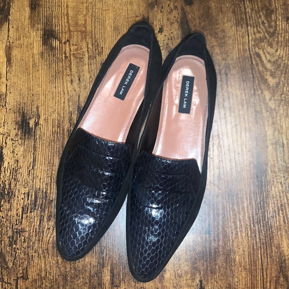 Derek Lam Raena Python Loafers Size 10